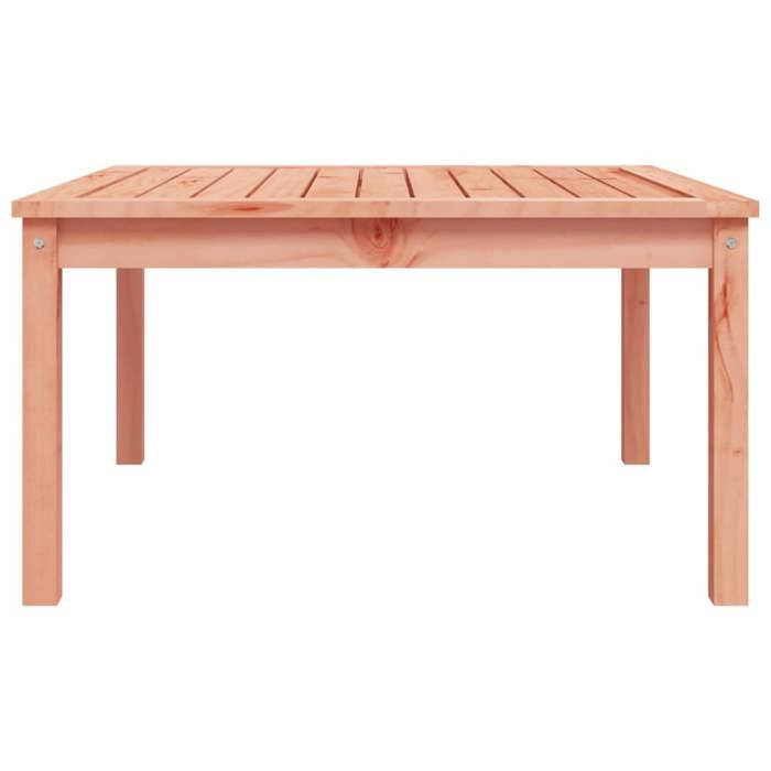 Table de jardin 825x825x45 cm bois massif de douglas_2 ans garantie_73304