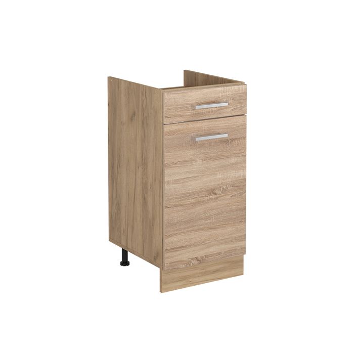 Meuble bas de cuisine R-Line 40cm sans plan de travail Sonoma/Chêne doré Vicco 61172