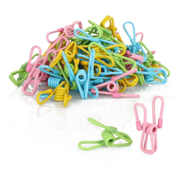 50x Pinces à Linge en métal Pinces à Serviettes durables pinces à serviettes de plage