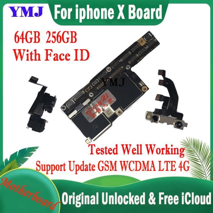 Originale Carte Mère 64 GO Motherboard Sans Face ID iPhone X A1865