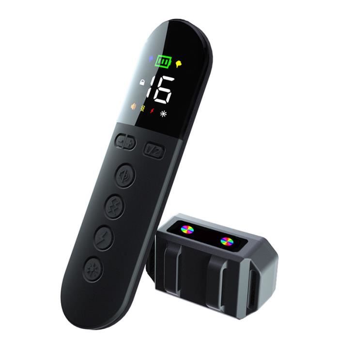 Meilleurs prix pour ANTCOOL Collier de dressage pour chien avec vibration, choc, buzzer, verrouillage de sécurité, télécommande