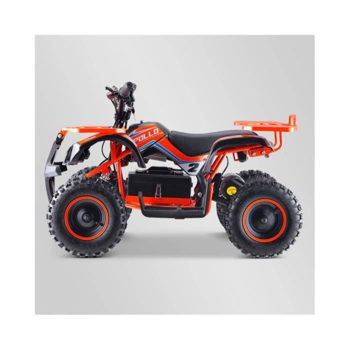 Pocket Quad FLIPY 50cc Enfant - Orange, équipé Racing, Sécurisé, Livré En Caisse