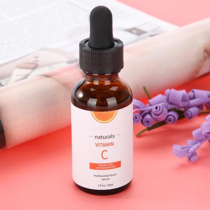 Sérum Visage Anti-rides Et Anti-âge - Acide Hyaluronique & Vitamine C - 75 Ml, Neuf