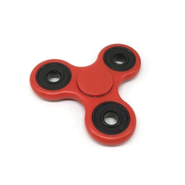 rouge céramique Spinner Fidget Jouet Tri Fidget Hand Spinner pour Adulte  Enfant for Autism and ADHD Anxiety