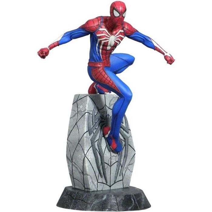 Figurine Spiderman Avengers 25 Cm - PVC - Avec Socle - Neuve Sous Blister