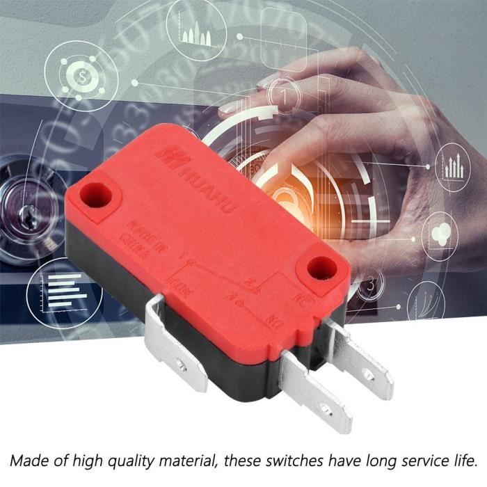 BM-155-1C27 Micro Limit Switch 250VAC 15A & 250VDC 0.3A & 125V 0.6A Micro Momentary Limit Switch Snap Action 10 Pcs 