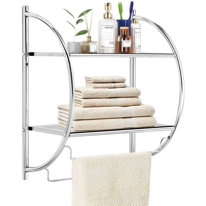 Etagere Porte Serviette Murale Pour Salle De Bain Etagere De