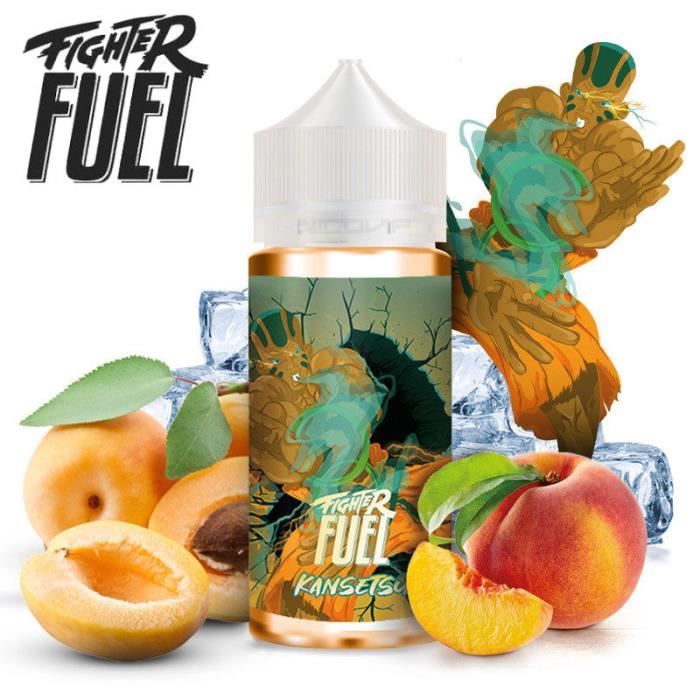 Eliquide Fighter Fuel(abricot et nectarine) Kansetsu 100ml 0mg