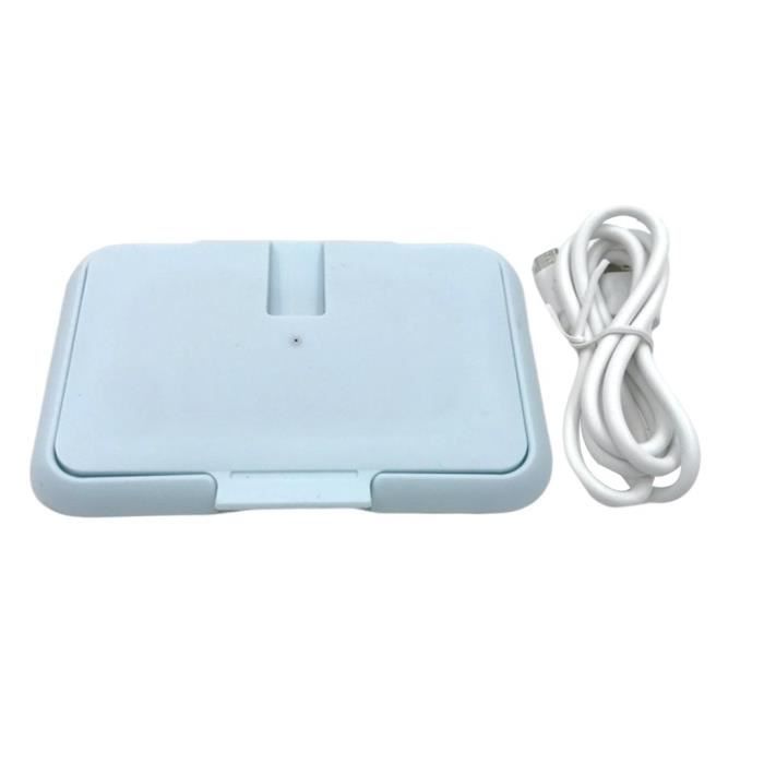 Réchauffeur De Lingettes Bébé Portable – Température Réglable, Chargement Sans Fil Ou Voiture, En PP, Pour Lingettes Toujours Agréables