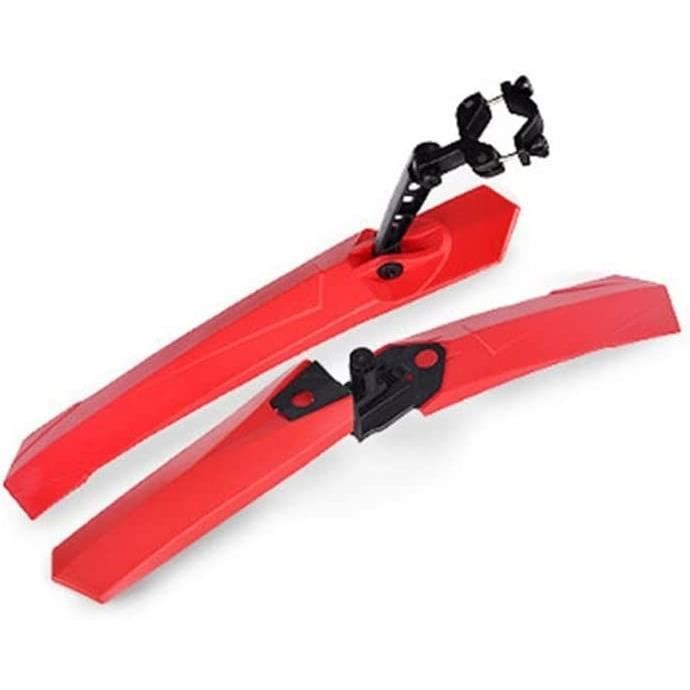 Set De Garde-boue Avant Et Arrière Pour Vélo - PVC Blanc - Protection Pluie