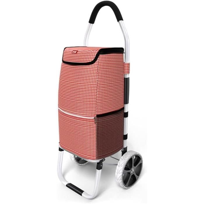 Chariot pliable à cadre en acier, chariot utilitaire pliable avec capacité de ch