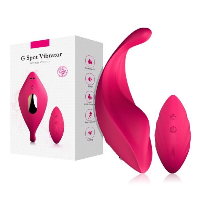 Vibromasseur de culotte portable avec télécommande sans fil, stimulateur de  clitoris, œufs vibrants avec 12 modèles de vibration