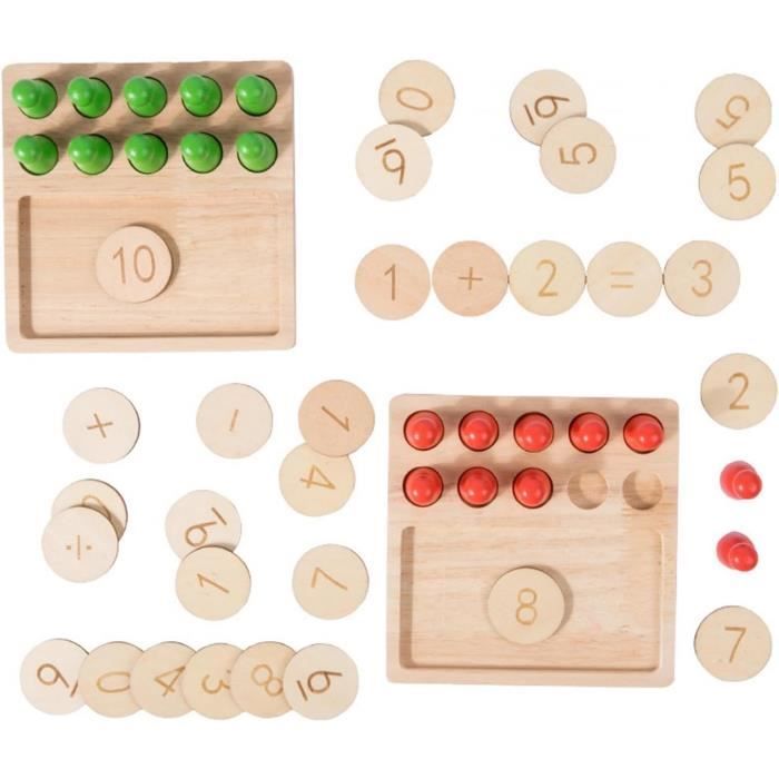 Jetons De Bingo En ABS 50/100 Pièces – Compteurs Colorés Pour Apprendre Les Maths En S'amusant
