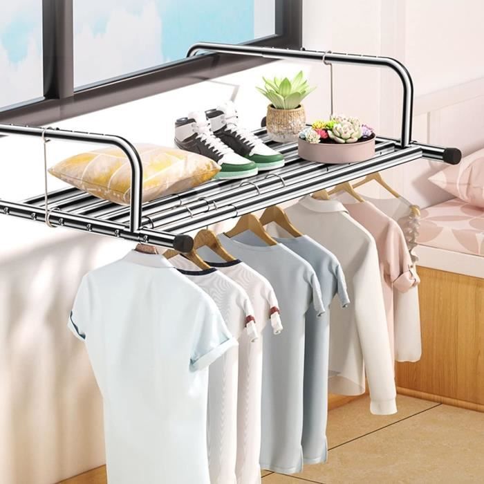 Lot De 2 Séchoirs à Linge Pliables à Suspendre Sur La Porte, Pour Le