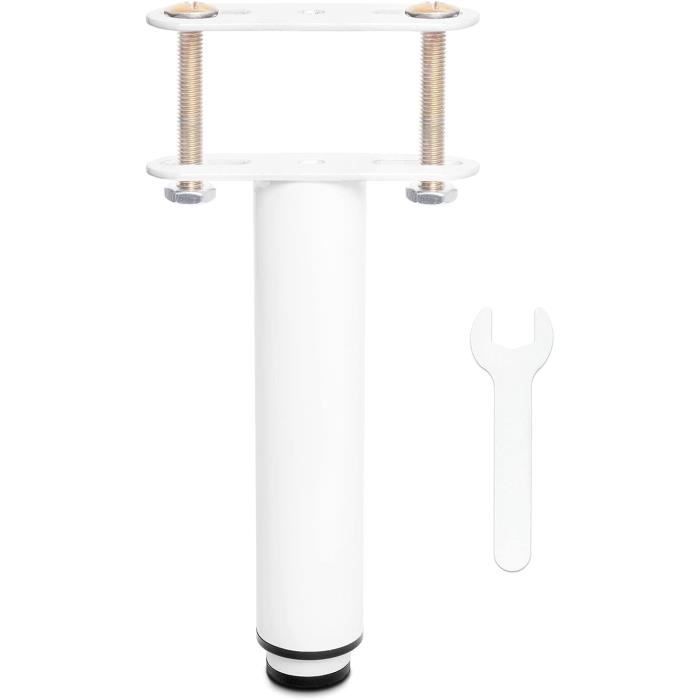 Pieds De Lit ASelected Lot De 2 - Hauteur Réglable 18-33 Cm | Pour Sommier à Lattes, Installation Sans Perçage
