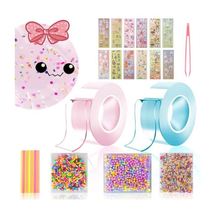 Nano Tape Bubble Kit Avec Boîte – Ruban Nano Double Face – Création De Bulles, Boîtes Et Formes – DIY Enfant Et Adulte