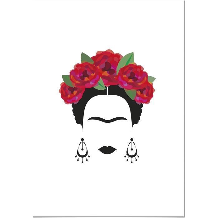 HGFYH Poster Sur Toile Naturelle Du Peintre Mexicain Frida Kahlo
