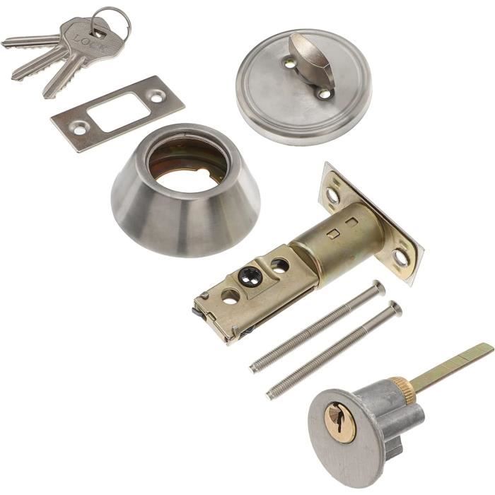 VACHETTE,2 Serrures Réversible Larder Porte Chambre,sans Clé,Dimension