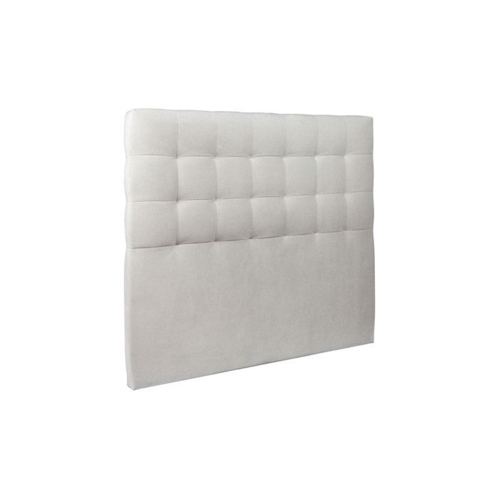 Tete de lit Capitonnée Velours Gris clair L 160 cm - Ep 10 cm rembourré - Tête de lit design en bois massif Tete de lit Capitonnée Velours Gris clair L 160 cm - Ep 10 cm rembourré - Tête de lit design en bois massif
