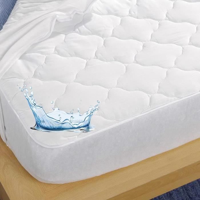 Protège-matelas Imperméable Pour Lit Bébé 60x120 Cm - Housse Respirante Et Hypoallergénique - Ajustement 15 Cm - 4