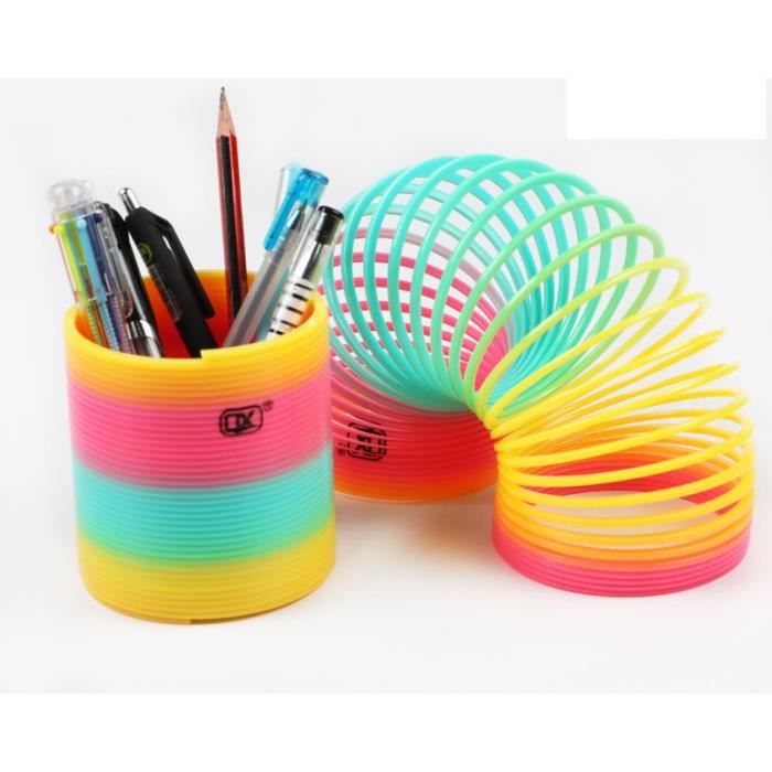 Gxhong Rainbow Spiral,24pcs Jouet en Spirale Arc-en-Ciel Jouets Ressorts  Mini Ressorts Arc-en-Ciel Bobine Ressort Jouet Enfant,Idéal pour Tous Les  Enfants, Fêtes d'enfants, Sacs de Fête, Forme Ronde : : Jeux et  Jouets