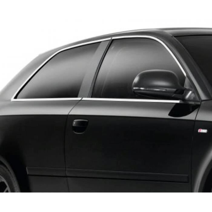 Baguette chromée de contour des vitres latérales Audi A3 Série 1 96-00-Série 1 Phase 2 00-03...