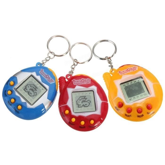RYGHEWE 49 Pets in One Virtual Pet Cyber Pet Toy Retro Funny AR Kitty Dogs Panda T-Rex and Other Pets for Kids Adults Nostalgic 80s 90s Toy Blue, As Shown 
