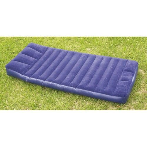 CAO CAMPING Matelas gonfleur intègre - 1 place - Bleu marine