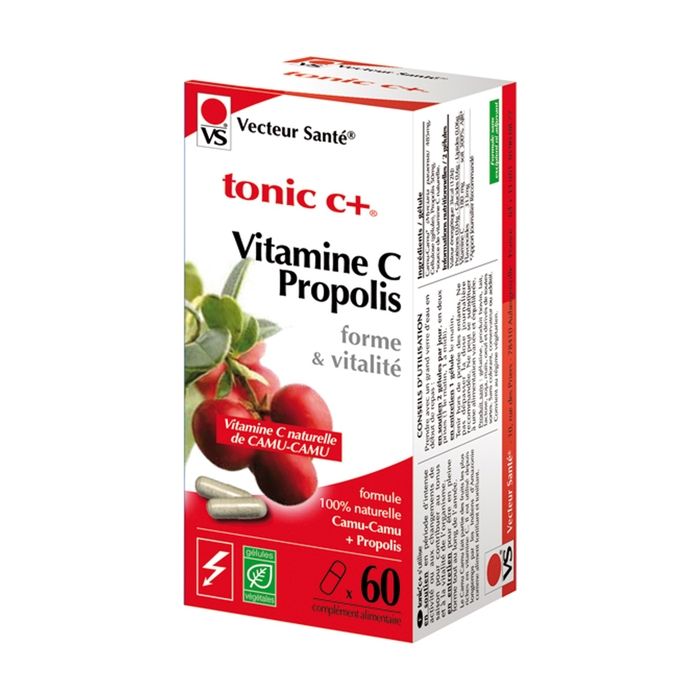 Tonic C+ Vitamine C Propolis 60 gélules Cdiscount Au quotidien