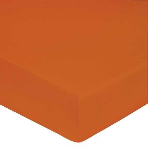 Drap housse - Safran - 140x190 cm - Bonnet 27 cm - Coton - Qualité française