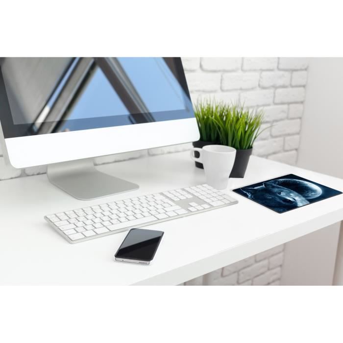 Silent Monsters Tapis De Souris De Gaming Et Bureautique Taille S 240 X 200 X 3 Mm Motif Loup Prix Pas Cher Cdiscount