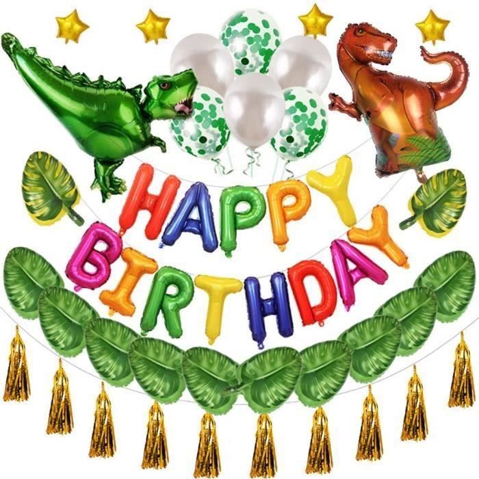 Mtf Un Ensemble De Ballon De Dessin Anime Theme Dinosaure Theme Anniversaire Fete En Aluminium Ballon Decorations Anniversaire Cdiscount Maison