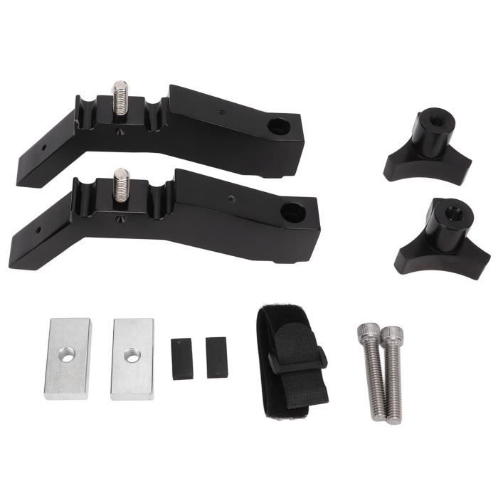 Support de fourche à dégagement rapide en alliage pour vélo, camion, lit, rack, rangement, bleu