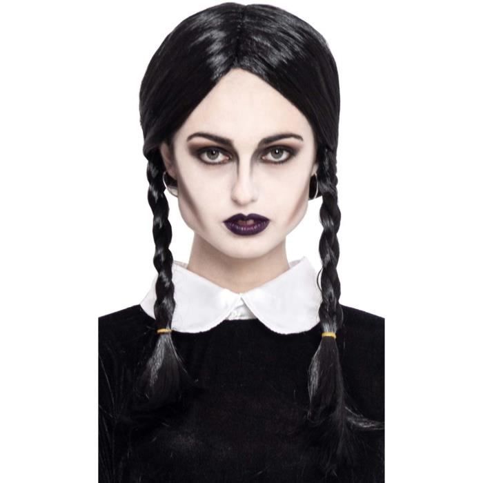 Perruque Annabelle Smiffys Officielle - Cheveux Longs Auburn Tressés Avec Rubans - Pour Costume Halloween, Cosplay