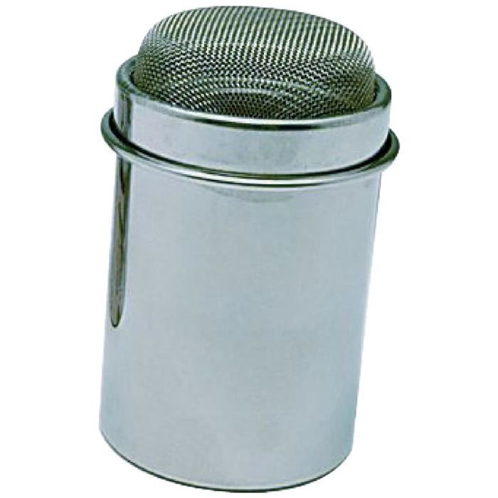 Saupoudreur StreuPro Wundermix En Inox - Pour Sucre, Cacao, Farine, Cannelle - Couvercle Hermétique, Tamis Fin, 250 Ml
