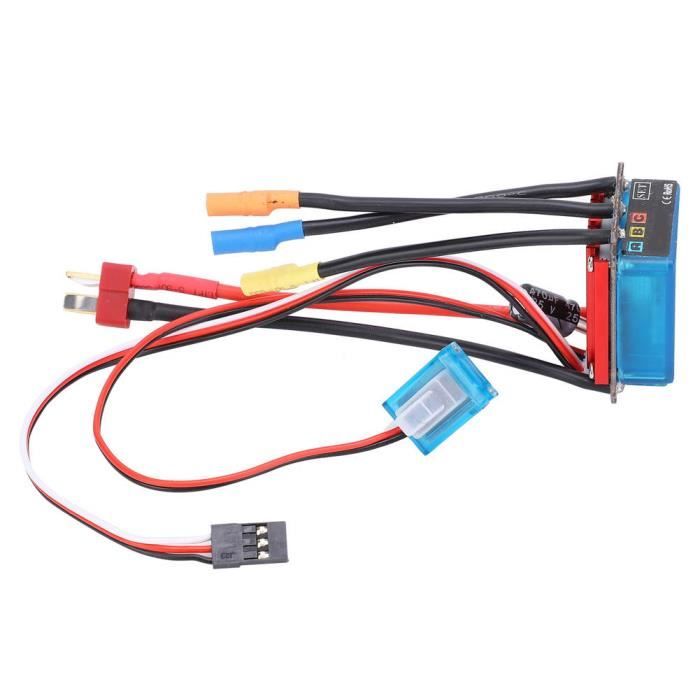 ESC 20A Contrôleur de vitesse électronique ESC brossé 20A avec frein pour voiture / bateau RC