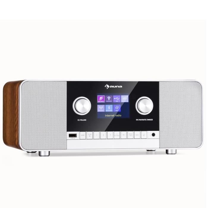 Radio DAB Auna Connect 120 MKII Bluetooth WiFi DAB+ USB AUX Radio