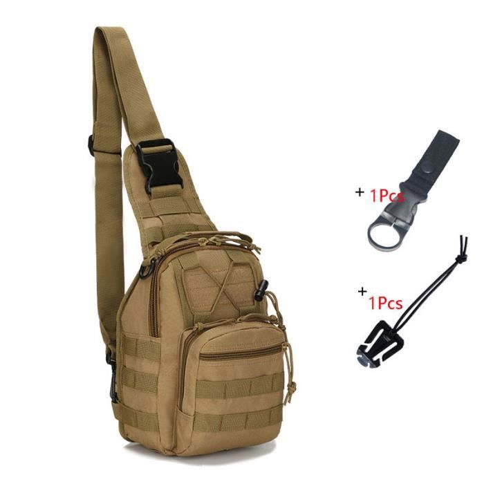 Sac Multi-poches Sport Sac Bandoulière Camouflage - Sac De Poitrine Multi-Poches - Pour Randonnée, Vélo, Voyage Sac Outdoor