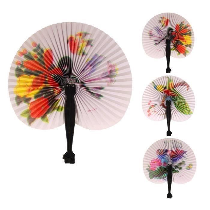 Lurrose Éventail Géant Chinois Pliable - Décoration Murale