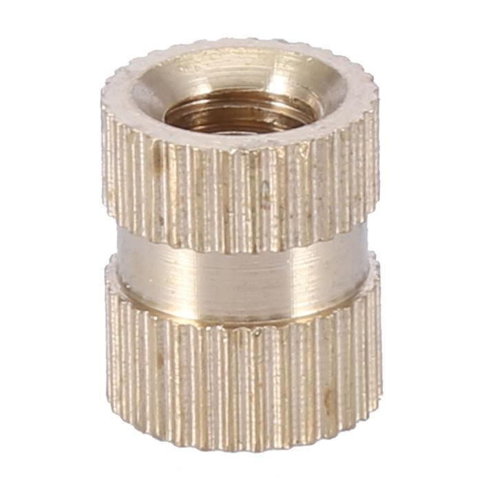 Écrous À Filetage Moleté En Laiton, 100 Pièces/50pcs/20 Pièces, M2, M2
