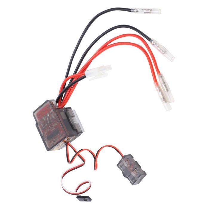 ESC Brossé Bidirectionnel 320A Avec Ventilateur – Contrôleur Puissant Pour Modèles RC (Bateau, Avion, Hélico) – Idéal Pour Améliorer Les Performances