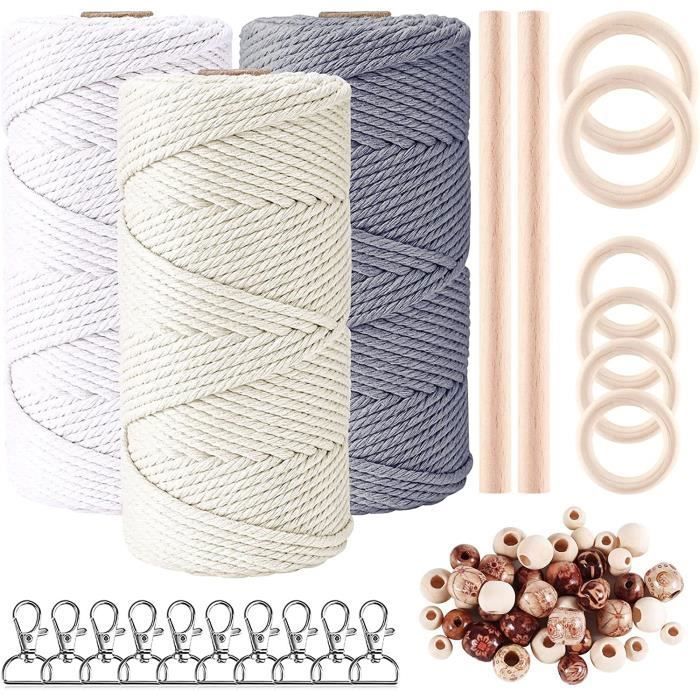 Anneau bois naturel 55mm pour macramé vendu à l'unité – L'Atelier d'Archibald
