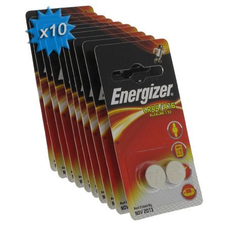 Batterie Energizer LR44 / A76 - 2 Confezioni Da 2 (4 Batterie Totali) - Spedizione Gratuita
