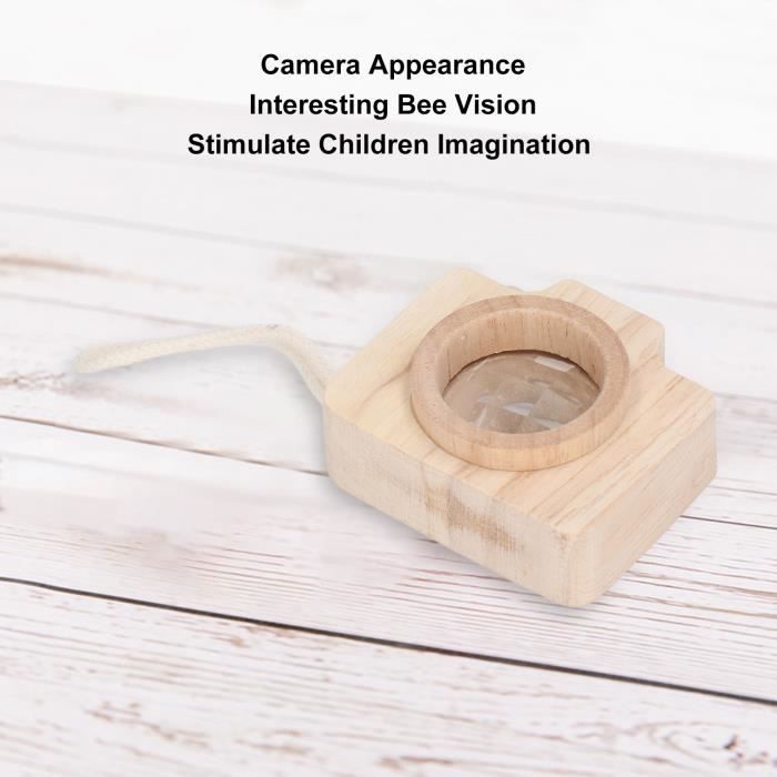 Appareil Photo Rétro Kaléidoscope En Bois FSC – Jouet éducatif Dès 3 Ans – Petit Jour