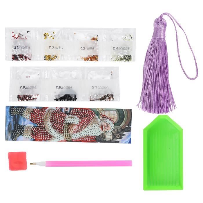 20Pcs Diamond Peinture Noël Pendentif Bricolage Strass