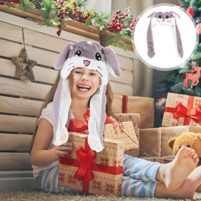 Bonnet Dinosaure à Oreilles Mobiles - Chapeau Peluche Amusant Pour Cosplay Et Fêtes