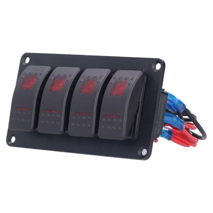 Aexit Commutateurs à Bascule AC 250 V 15 A On/Off DPST 4