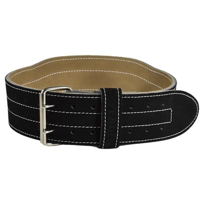 Ceinture d'haltérophilie en Cuir 10,2 cm rembourrée pour Soutien Dorsal  Lombaire avec Trous réglables pour Homme Femme Équipement d'entraînement  pour haltérophilie Taille 2XL-Waist 40-44 Noir : : Sports et  Loisirs