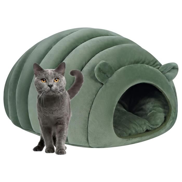 Meilleurs prix pour Lit douillet pour chat,Niche pour Chat Chaud Grotte de Dôme Moelleux Lit de Chien Douillet pour Chiot Petits Animaux