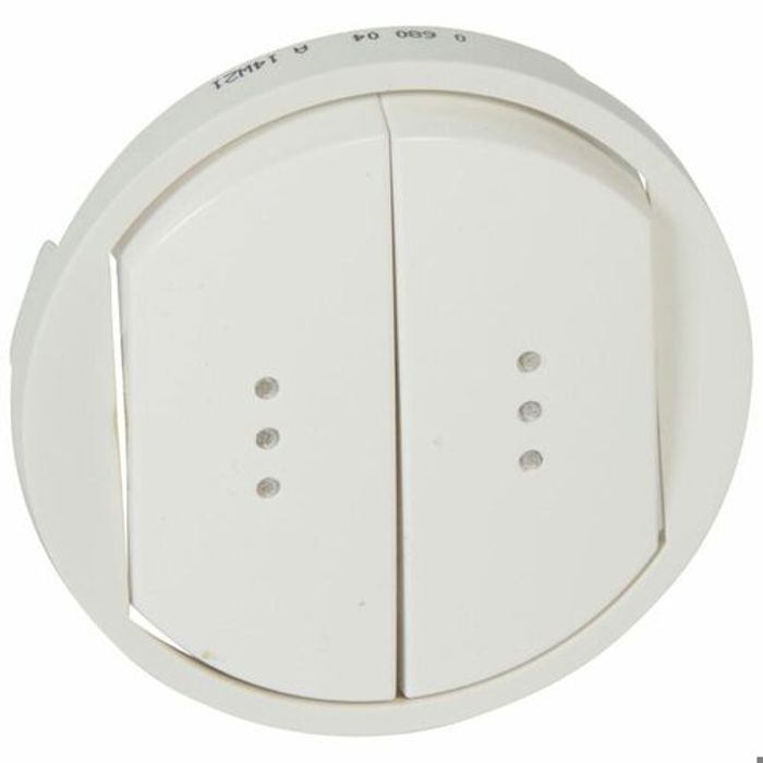 CB6001 Enjoliveur pour interrupteur ou poussoir VMC Céliane 2 vitesses
